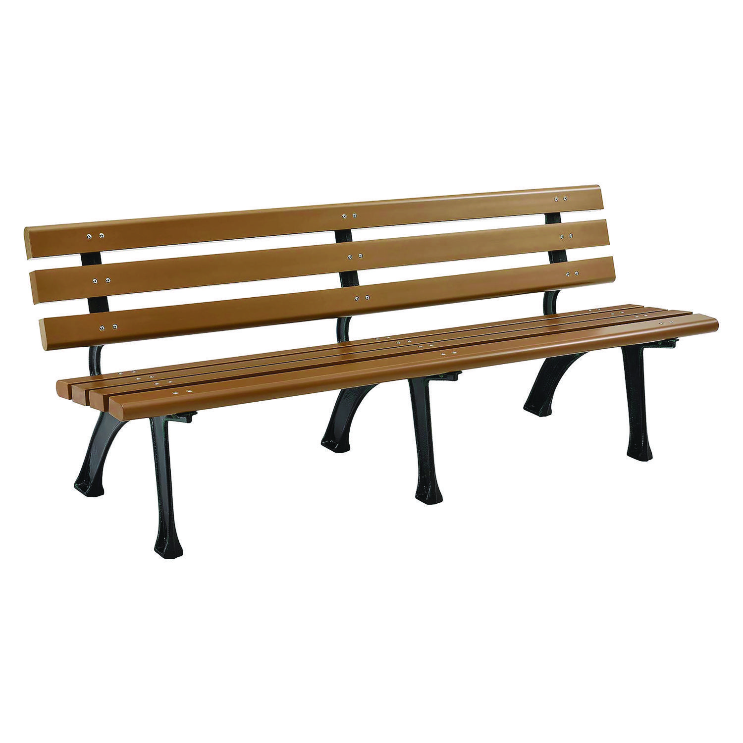 BENCH,6' PRK WITH BACK; T